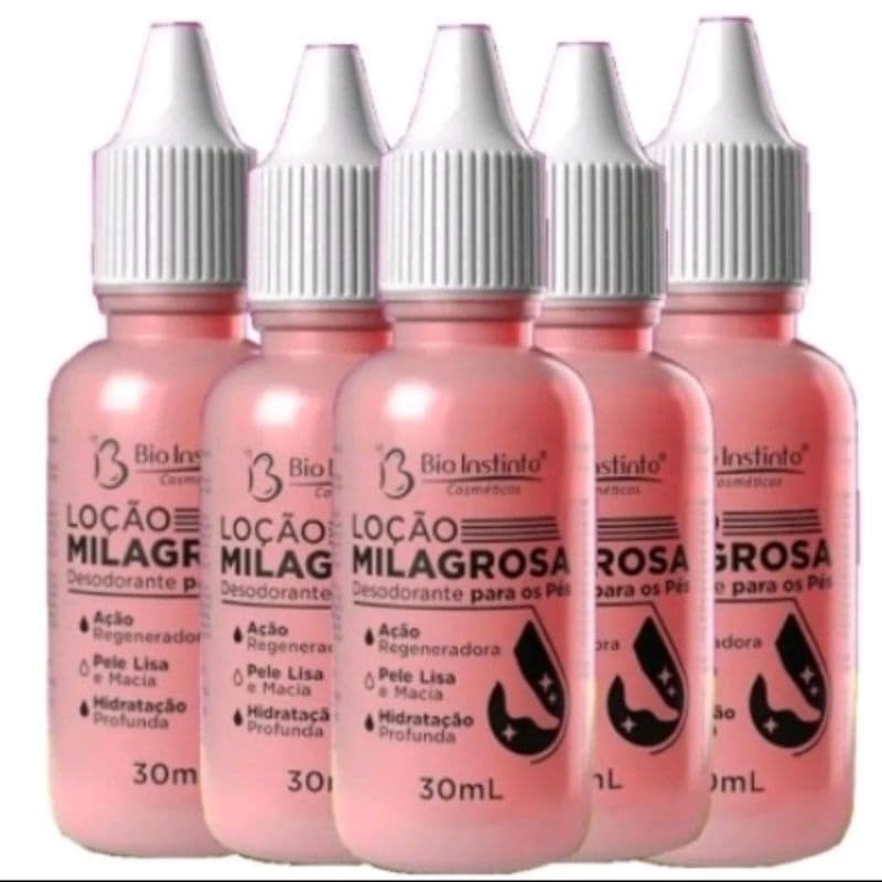 Loção Milagrosa Para Pés Bioinstinto 30ml Gota