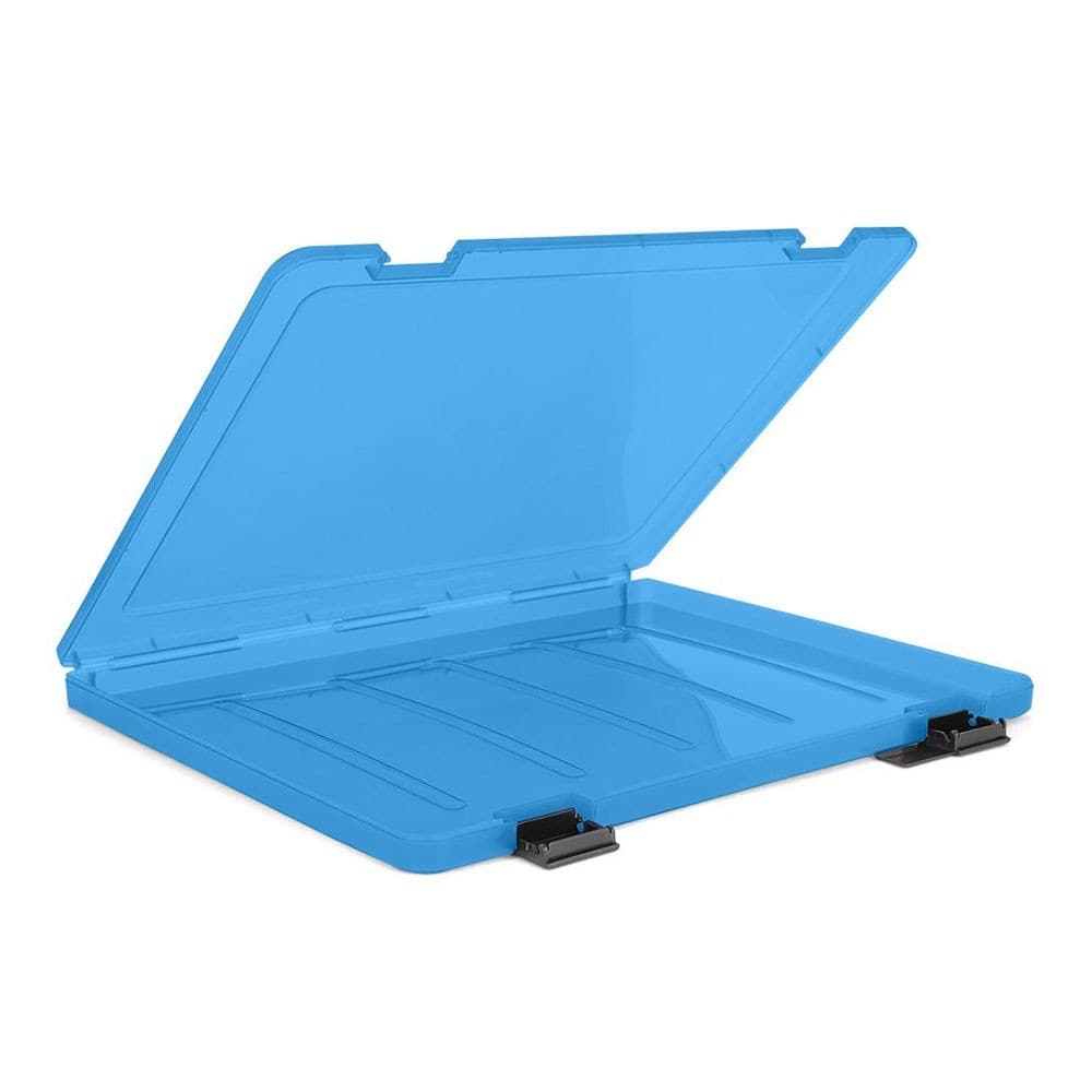 Pasta Pp Rígida A4 Le Azul  Inject