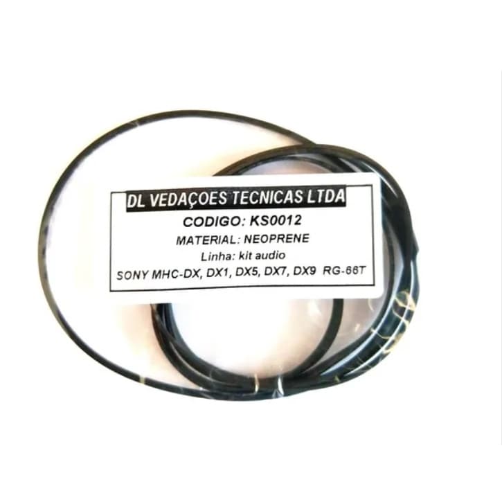 Correia para o tape deck e cd Sony MHC Dx, Dx1, Dx5, Dx7, Dx9, RG 66T
