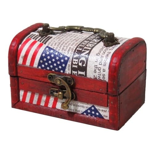 Bau Porta Treco Guarda Joia Caixa Organizadora Brinco Colar