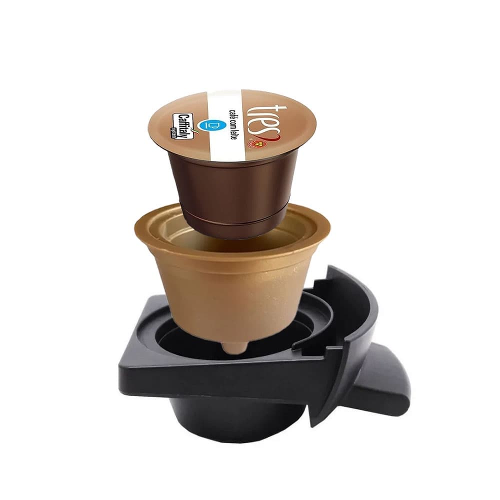 Adaptador - Capsulas Três Corações Para Maquina Dolcegusto DOURADO