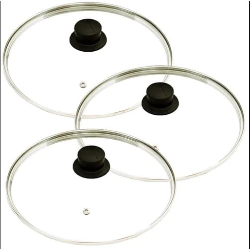 Tampa de vidro para panela com pomel puxador UNIDADE tamanho 14 16 18 20 22 24 26 28 30 32 34 36