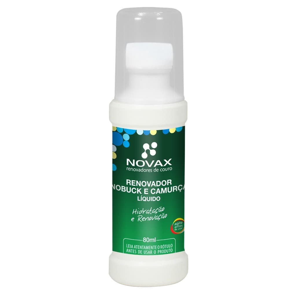 Renovador Nobuck Camurça Liquido Novax 80ml
