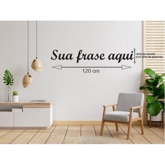 Frase Decorativa De Parede/Frases Em MDF/Frases De Parede/Salão Sala Quarto Cozinha Confeitaria