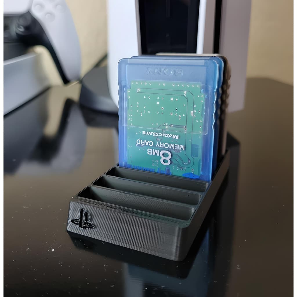 Estande Memory Card Ps2 / Ps1 - Playstation / Impressão 3D