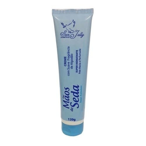 06 und Creme Mãos de Seda 120g San Jully Cosméticos