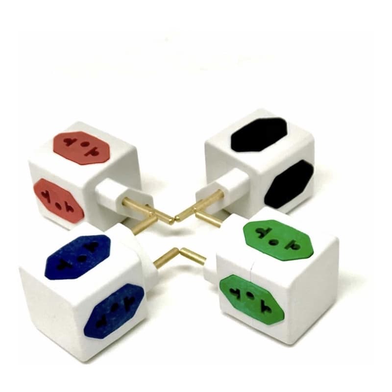 10 peças Adaptador Benjamin Cubo 4 Entradas Atacado Novo Bob