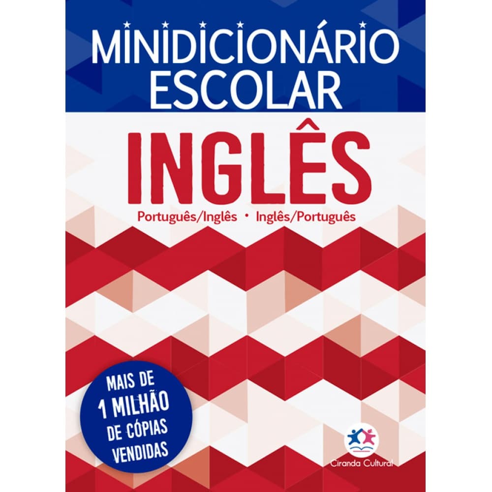 Livro - Minidicionário escolar Inglês (papel off-set) - Capa comum - Ciranda Cultural