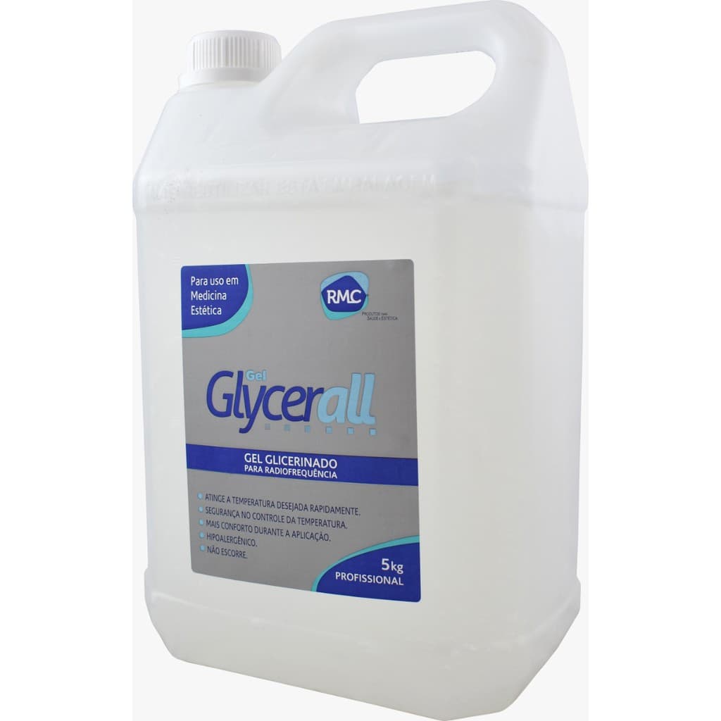 Gel Glycerall Rf Glicerinado Radiofrequência Rmc 5kg Galão