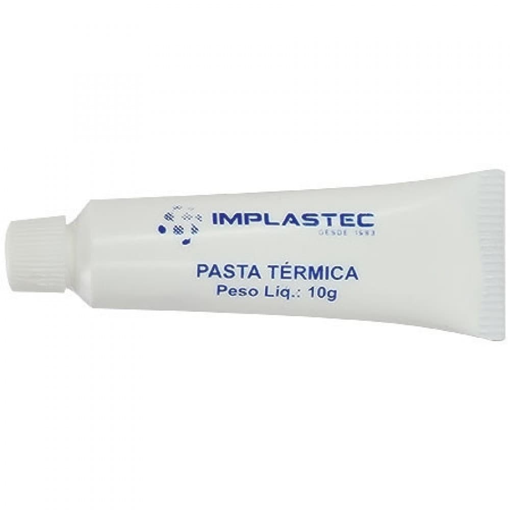 Pasta Térmica 10G de Silicone de alto peso molecular Branca - Bisnaga 10g = UTILIZADA EM termopares