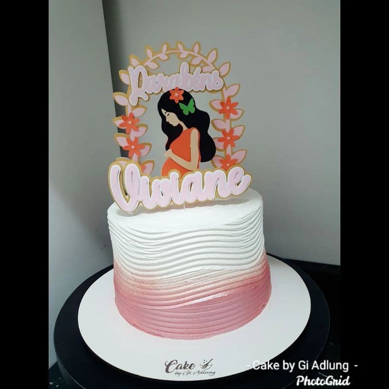 Topo de Bolo Grávida/ Gravidez / Gestante.