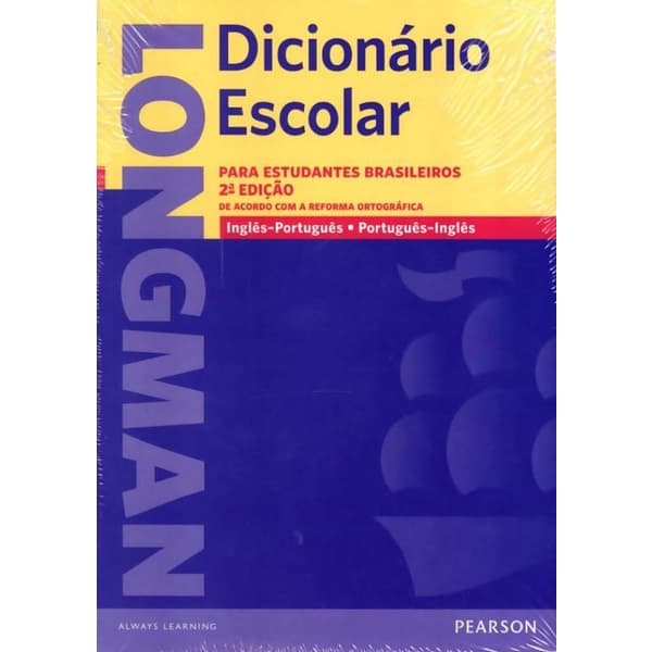 Livro - Longman Dicionario Escolar Ing/Port - Port/Ing - 2ª Ed - N