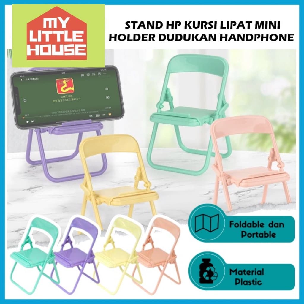 Suporte Para Telefone Com Cadeira Colorida HP , mini , Exclusivo A18