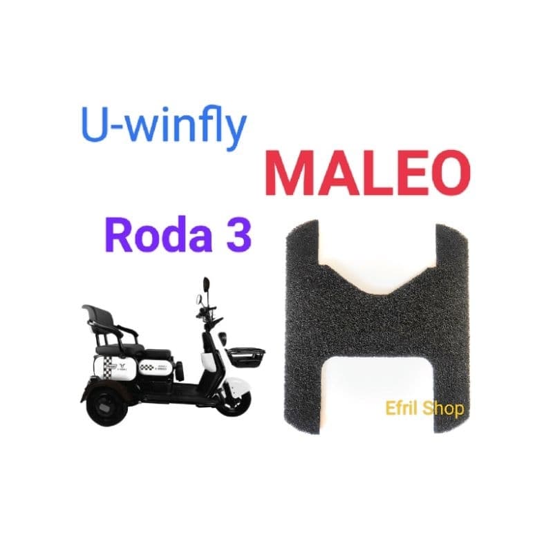 Tapete De Motocicleta Elétrica De 3 Rodas UwinFly Maleo