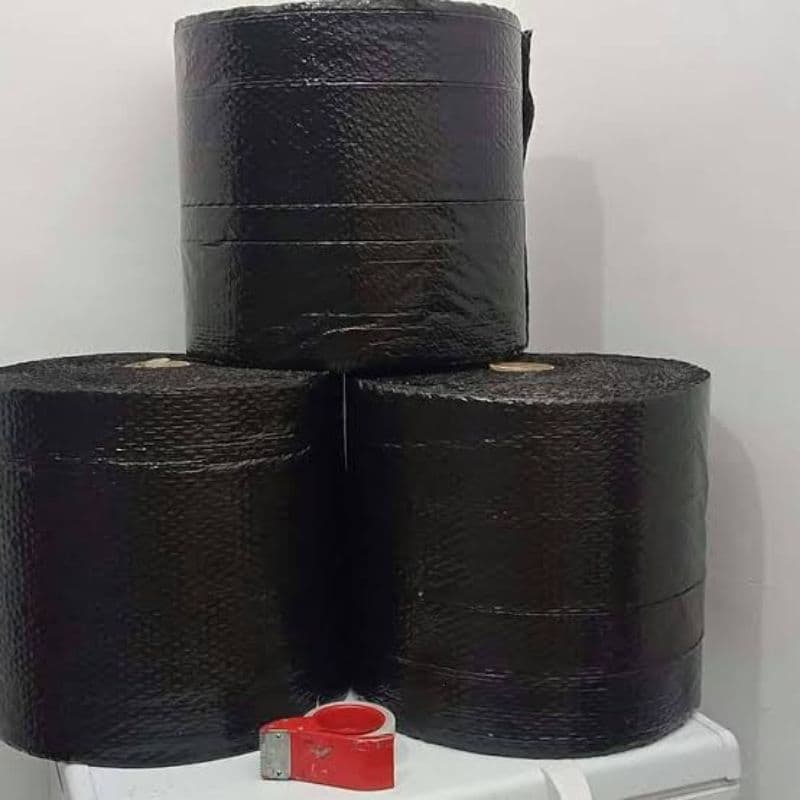 Bubblewrap Tamanho 30 Cm x 5 M/Plástico Bolha Preto/Grosso