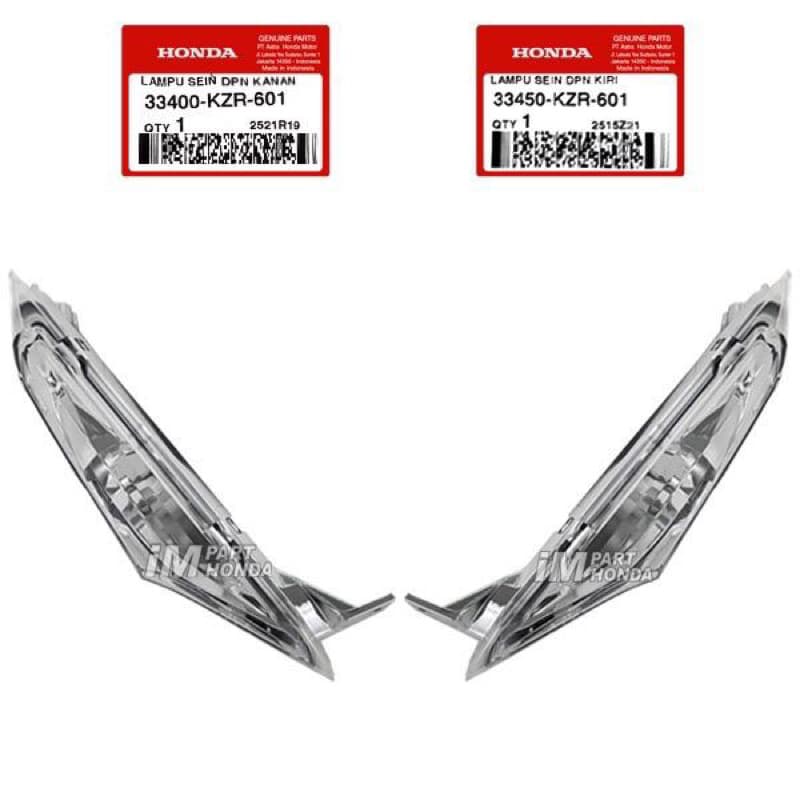 33400-KZR-601 33450 Luzes De Sinalização Dianteiras 1 Conjunto Direita Esquerda Vario 125 Antiga