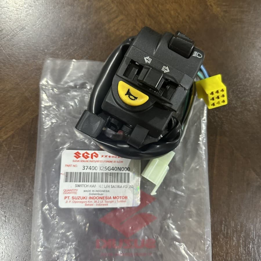 TOMBOL Novo Suporte De Interruptor Esquerdo FU SATRIA 150 FACELIFT 2020 Botão De Luz De Sinalização De Giro Tomada De Ch