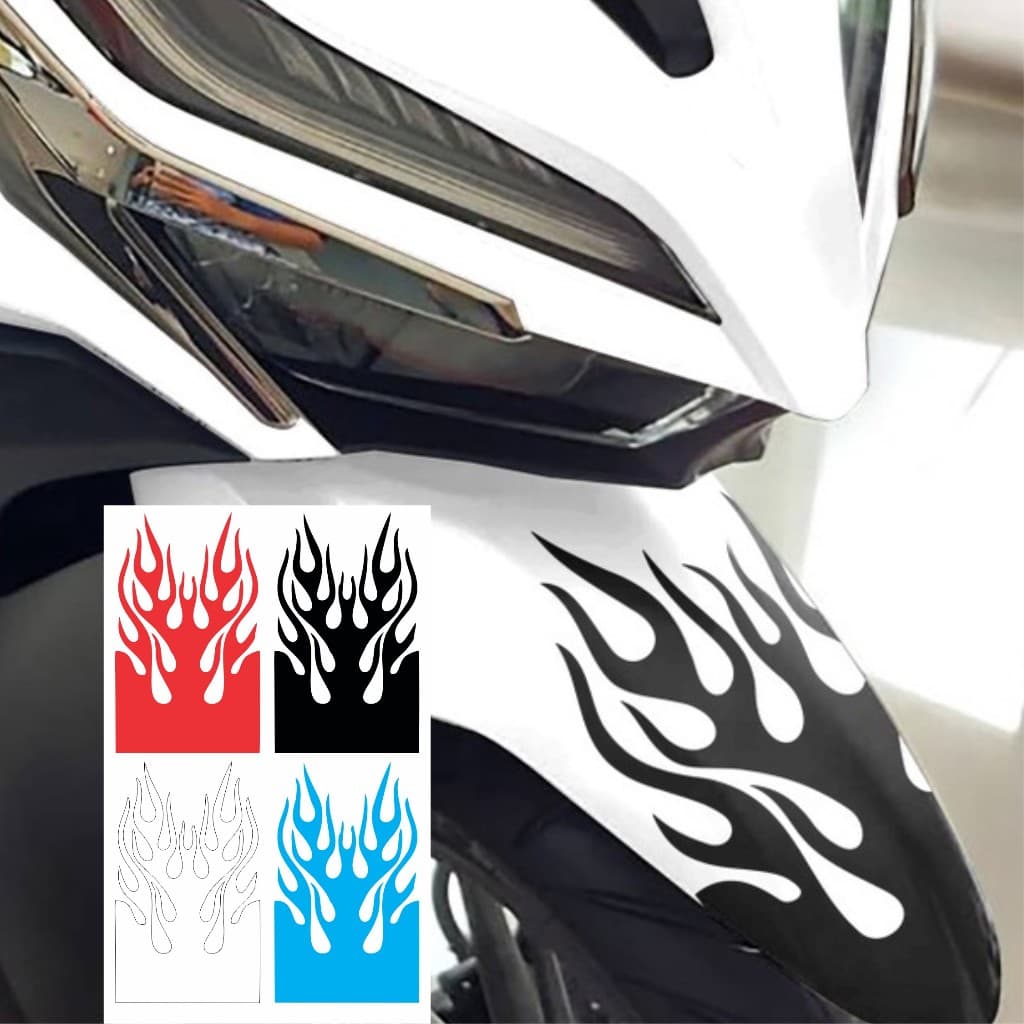 Adesivos De Motocicleta-SPAKBOR , tribal FIRE