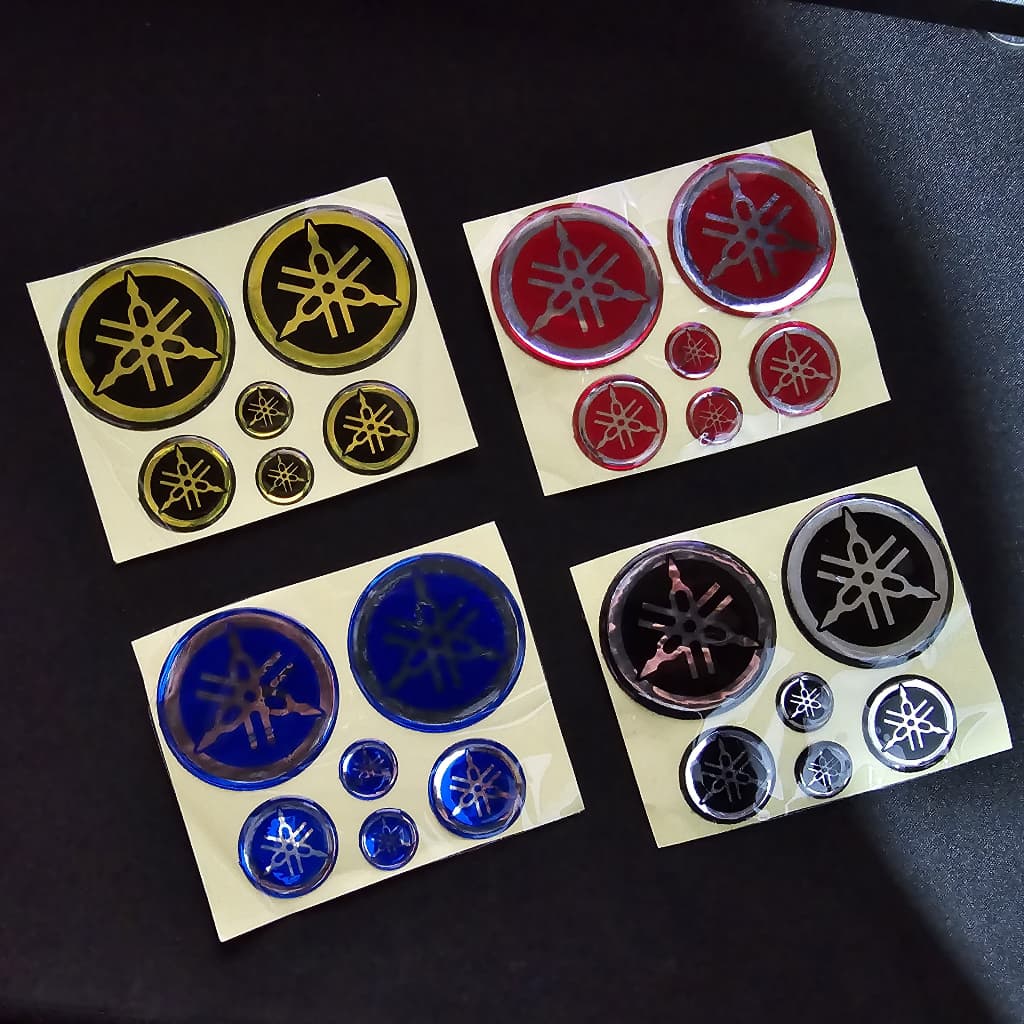 Conjunto De Logotipo YAMAHA Emblema Raiado TALA FORK CONTENTS 6 AEROX NMAX