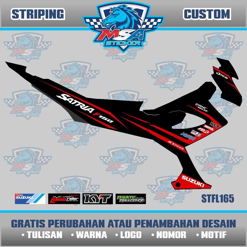 Tira Personalizada Como Você Gosta SATRIA F FACELIFT/Variação De Adesivo STFL165