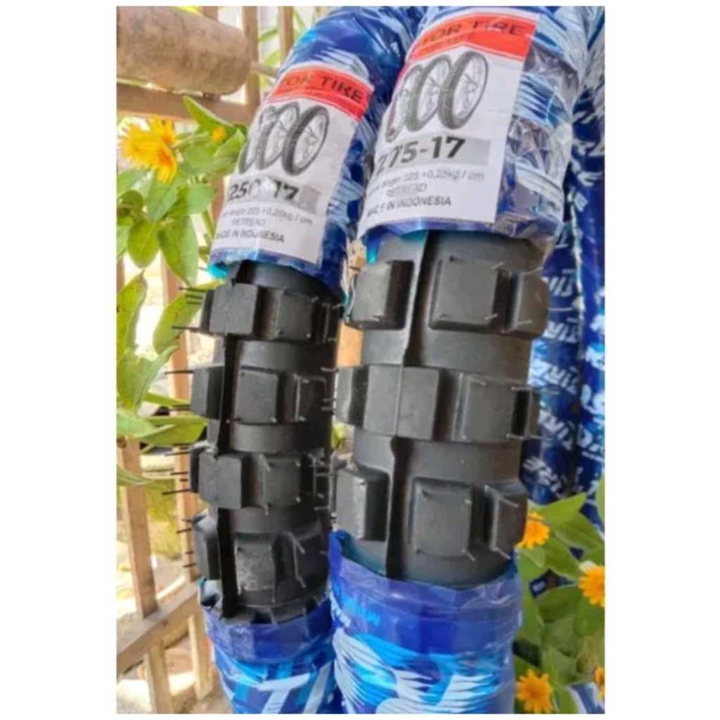 Anel De Pneus De Pato Cruzado 17 Tamanho 250 17 E 275 Pares Dianteiro Traseiro