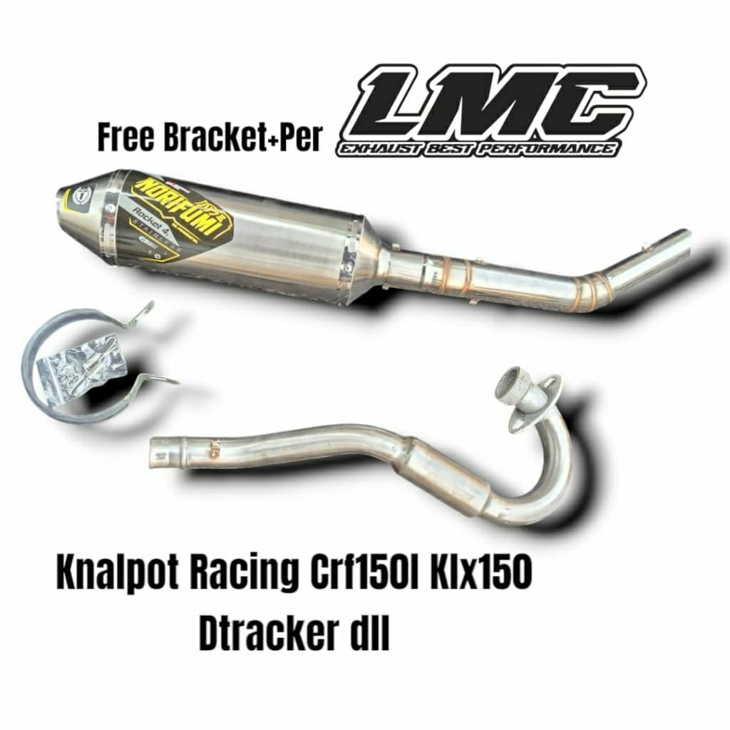 NORIFUMI ROCKET 4 Escape De Corrida Inoxidante CRF150L KLX150L KLX150BF KLX150S KLX150G D-TRACKER