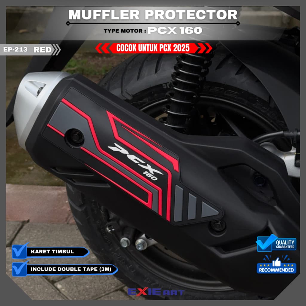 Protetor De Corpo Silenciador Honda PCX 160 RoadSync 2025 Capa Exie Art