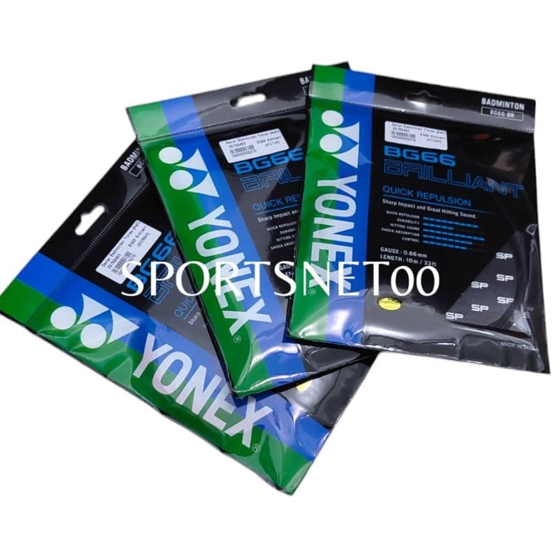 Cordas De badminton BG 66/Raquete Originais Brilhantes Yonex BG66 (SP) Produto SUNRISE