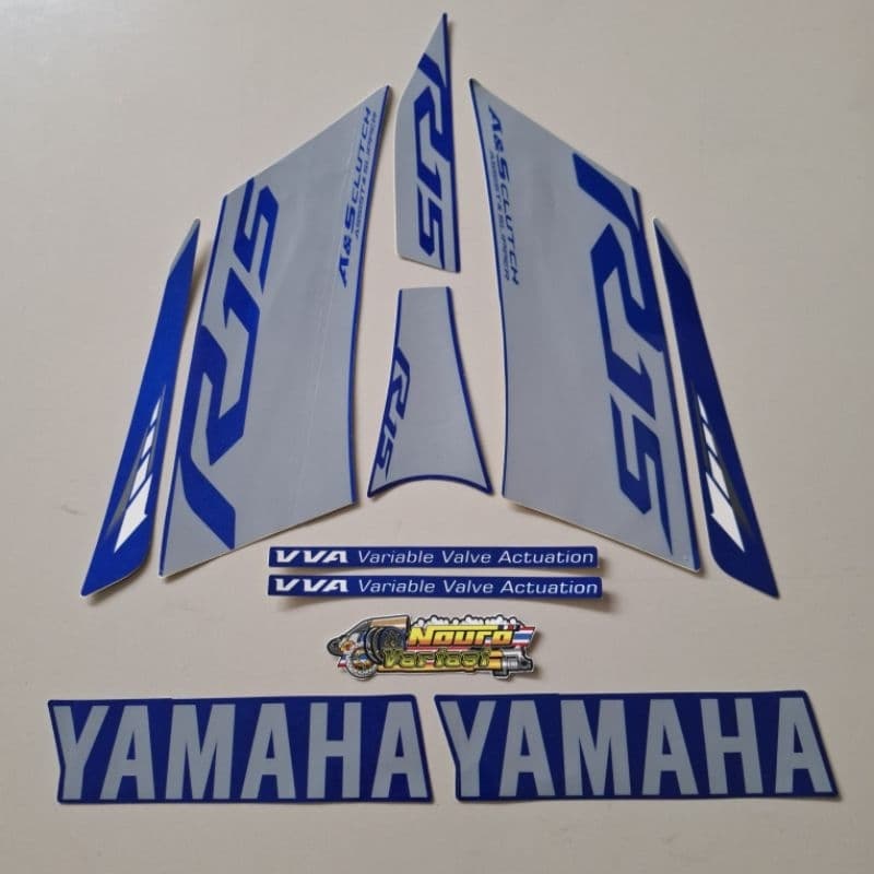 Yamaha r15 r 15 vva 2020 2021 v3 Corpo Azul Qualidade Padrão Adesivo De Motocicleta Striping