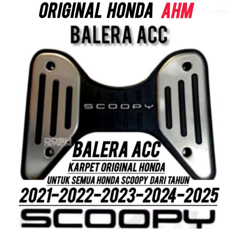 Honda Scoopy Novo 2021 2022 2023 2024 2025 Original Ahm Tapete