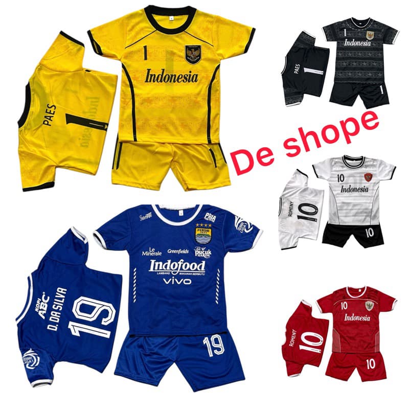 Mais Novo Conjunto De Futebol Infantil Da Equipe Nacional MARTIN PAES/Camisa Roupas Esportivas De FUTSAL Para Meninos