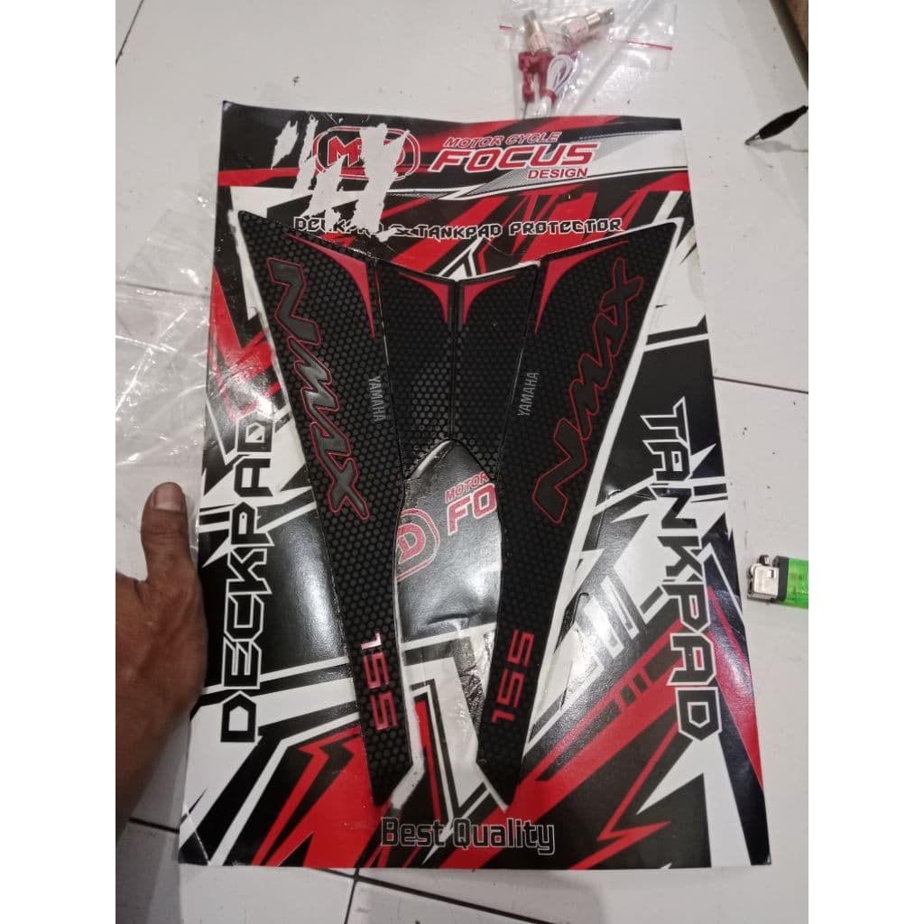 tankpad Nmax , material De Borracha Adesiva 3m , Deckpad yamaha premium