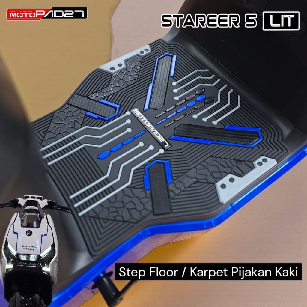 Tapete De Motocicleta Elétrica Ofero Stareer De 5 Litros