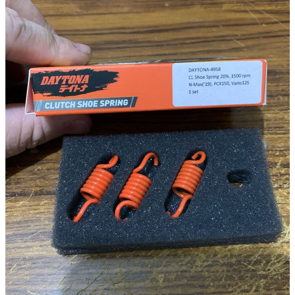 Mola De Embreagem Dupla Para Vario PCX ADV Lexi Nmax Antigo 100 % 1000/1500 RPM ORIGINAL DAYTONA