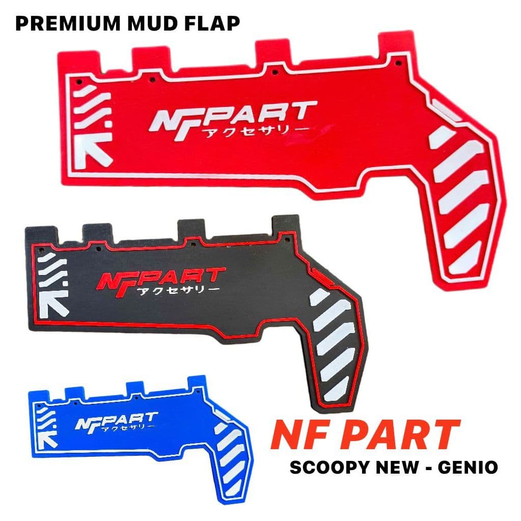 MERAH NF PART Mudlap Beat Deluxe 2020-Guarda-Lamas Elegante Gen 2 3 Cores Vermelho Azul Preto Scoopy Novo