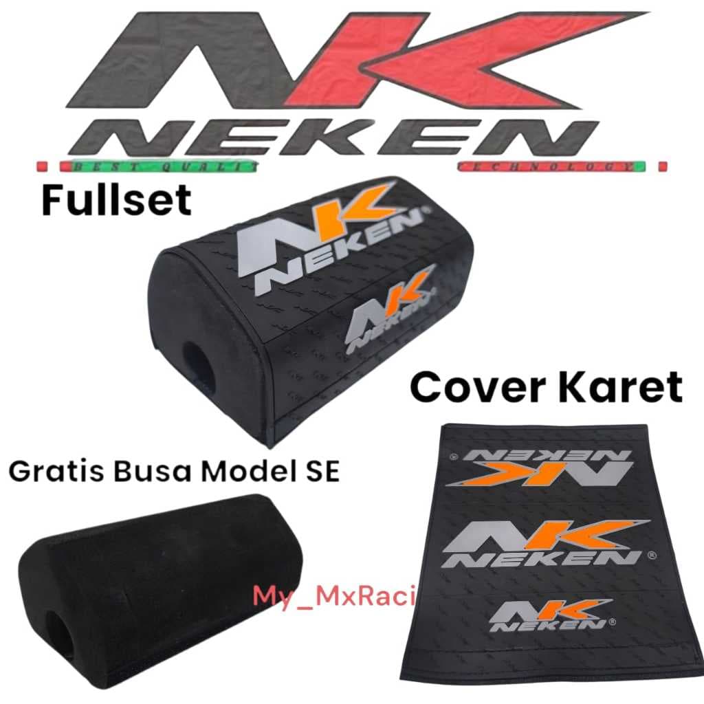 NKA SE HTMABUORANGE Guiador De Borracha Barpad Espuma Da Motocicleta Logotipo 3D Fatbar Trilha Cruz Supermoto Qualidade 