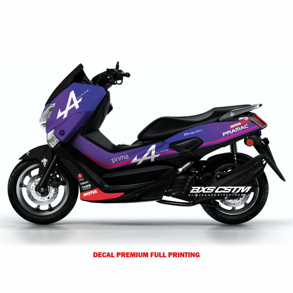 Adesivo Decalque De Motocicleta YAMAHA NMAX LIVERY MOTOGP PREMIUM De Impressão Completa