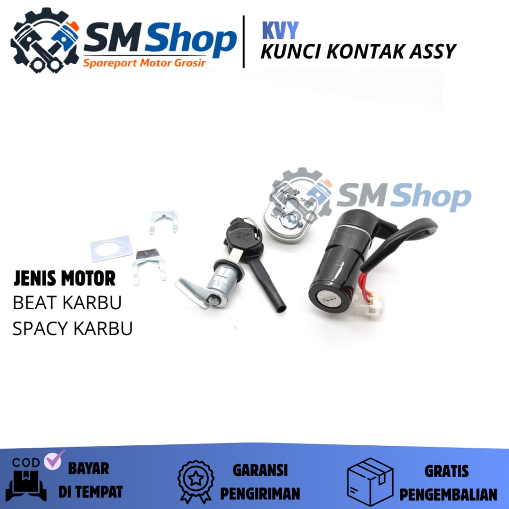 Conjunto De Chave De Contato KVY Para OLD BEAT , CARBON (2008-2012) , SPACY (2011-2013)/Chaves