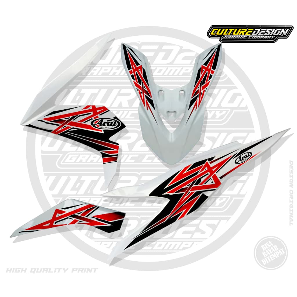 Faixa Transparente UV Para Honda BEAT DELUXE 2020-2023 ARAI MOTIF