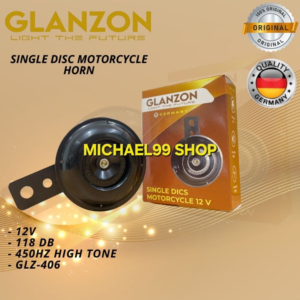 GLANZON Alemanha BEAT VARIO Scopy POP 12V 450HZ 118DB Chifre De Motocicleta-ORIGINAL