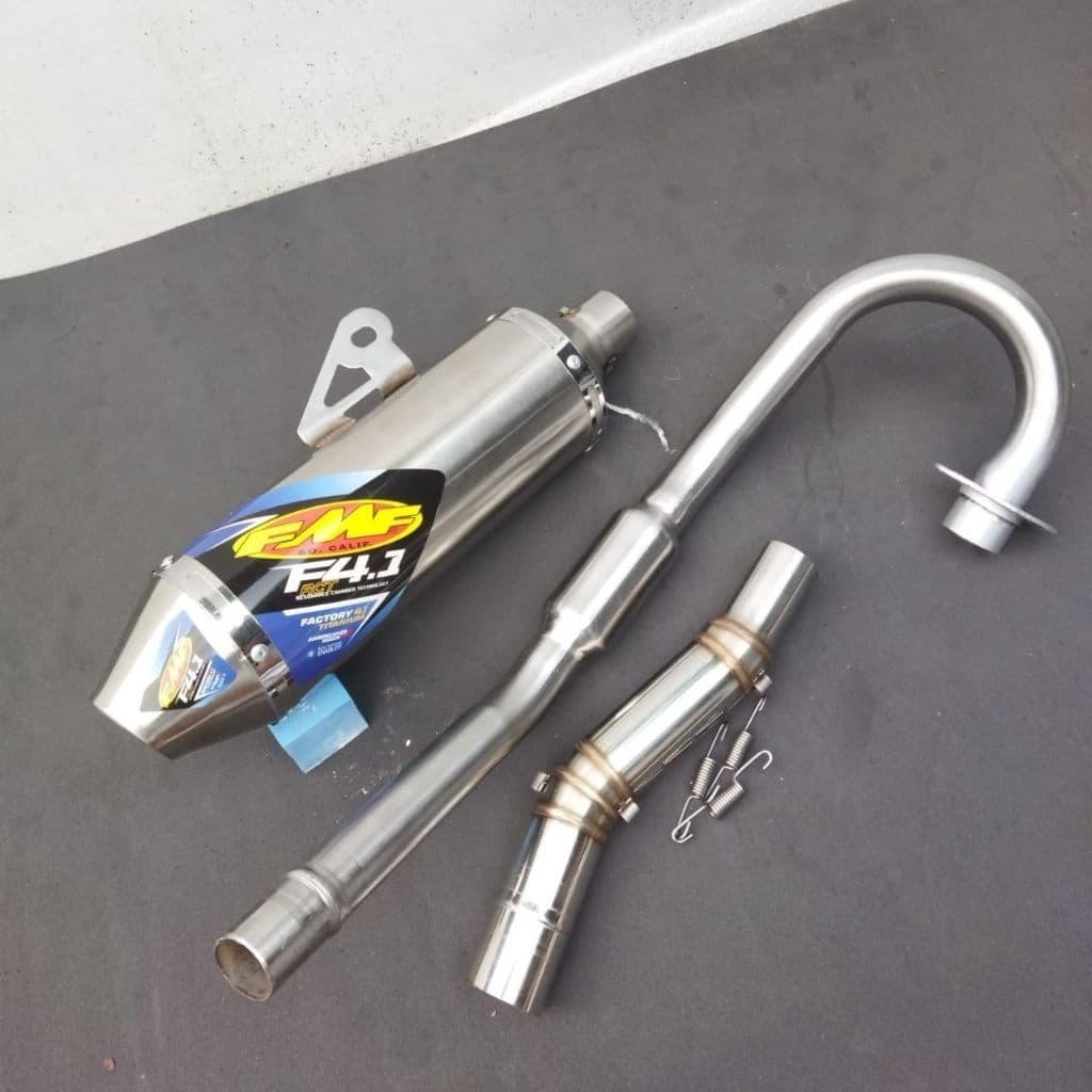 Escape Fmf f4 1 Conjunto eobow Para Motocicleta Crf150 Klx150 Xtz125 Ksr110 XL200 Xr150 Xr200 Crf230 Nxr125/150 Broche n