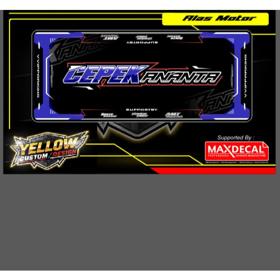 BANNER De Tapete Personalizado Com Nome E Cor