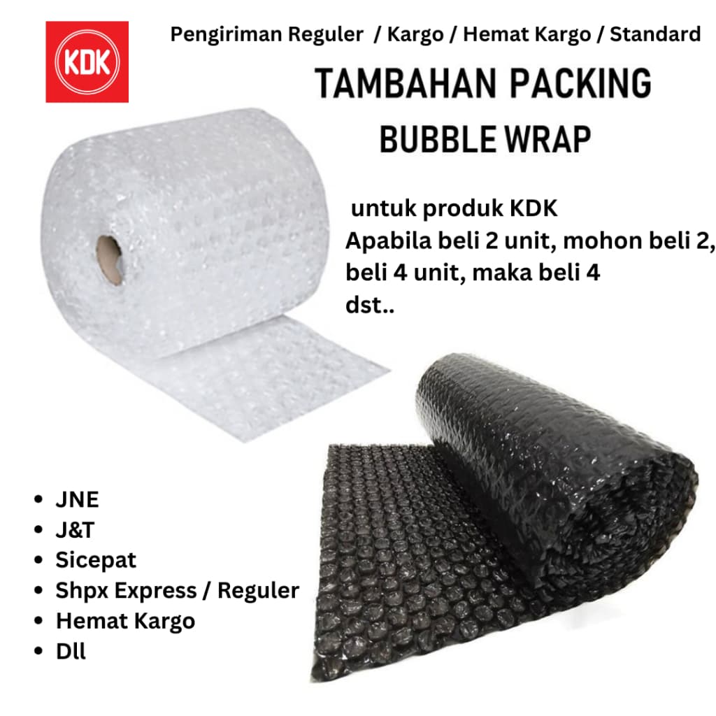 Embalagem Adicional (Plástico Bolha) Exaustor De Produtos KDK