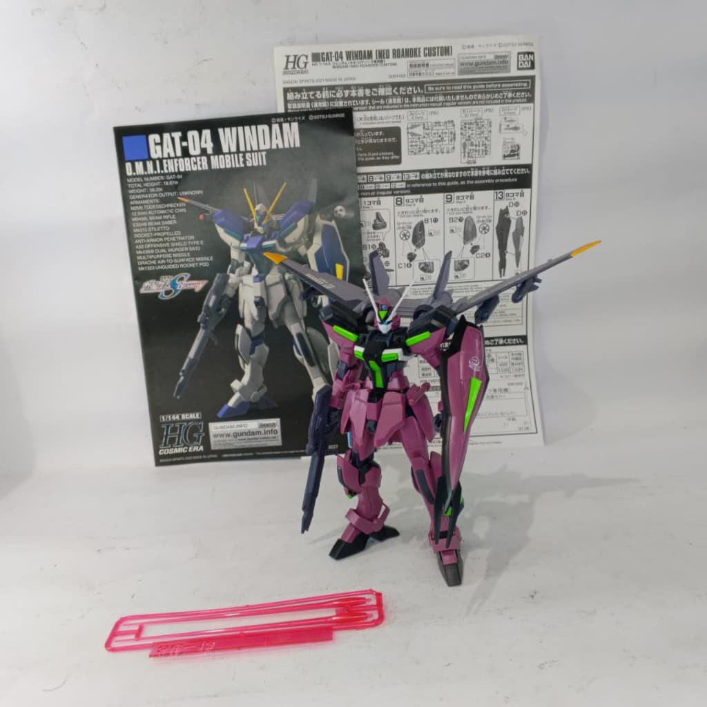 P-Bandai HGCE Windam Neo Roanoke/HG Gundam Seed Destiny 1/144 2o Já Montado HS359