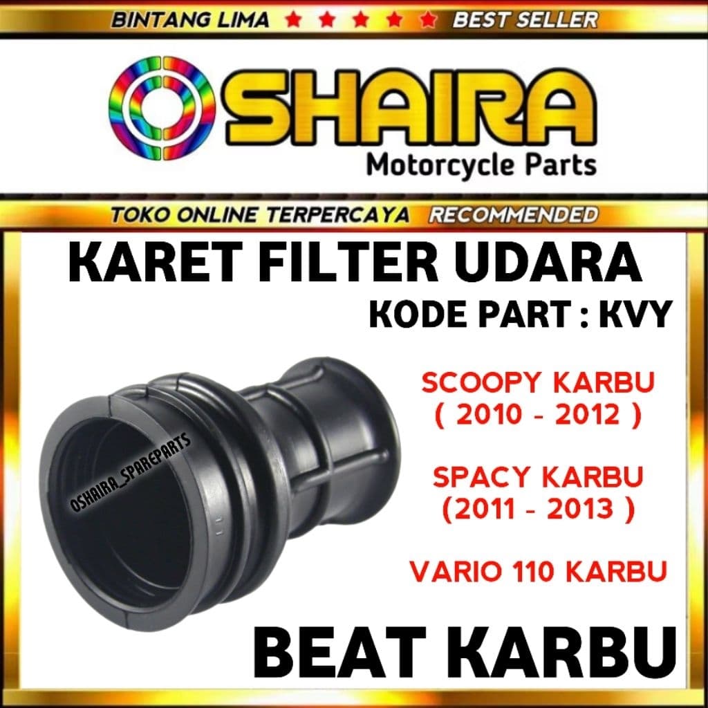 BEAT Carburador Filtro De Ar Borracha/Colher SPACY/VARIO 110 /