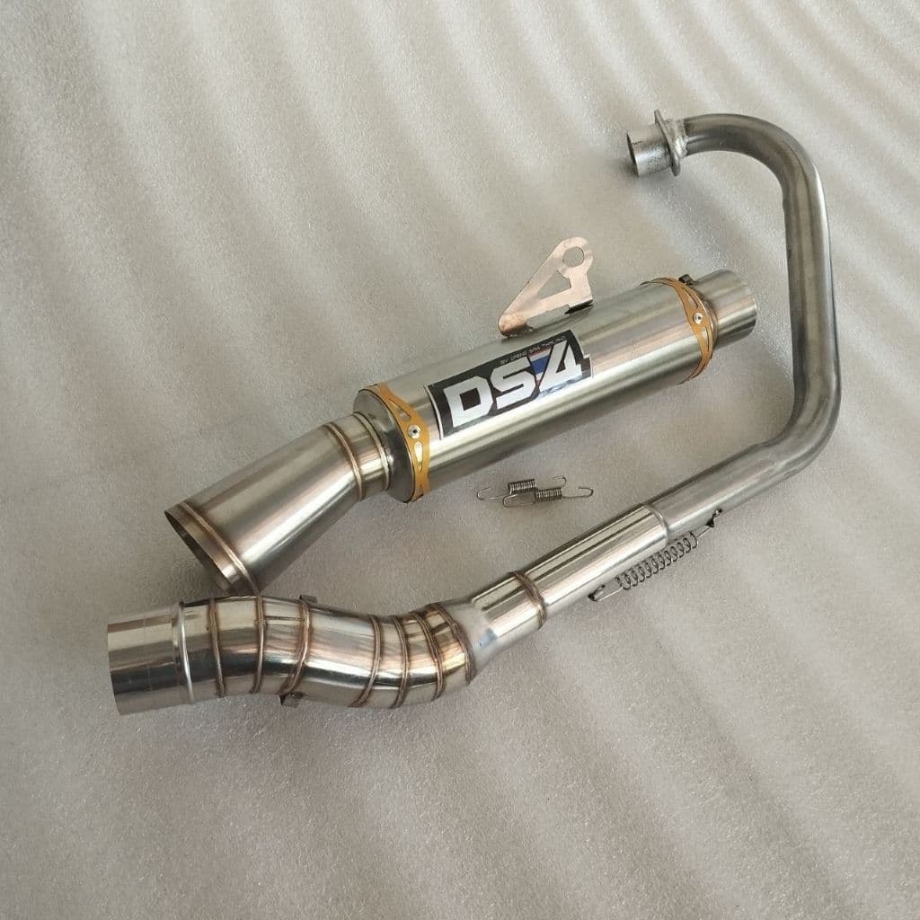 Escape Rqcibg ds4 daeng sai4 1 Conjunto De Entrada De Tubo 51mm Para Motocicleta titan150 titan160 cg100/125/150 faca fz