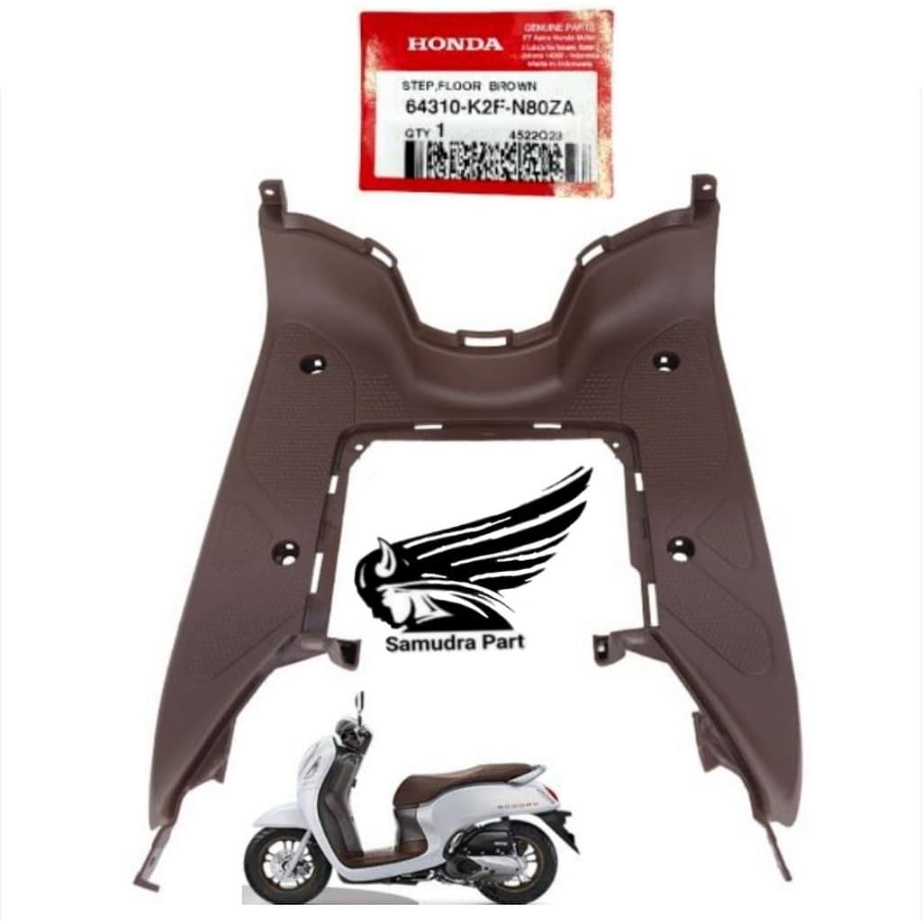 64310K2FN80ZA Capa Para Apoio Os Pés Scoopy Fi esp Ano 2020-2024 original Marrom