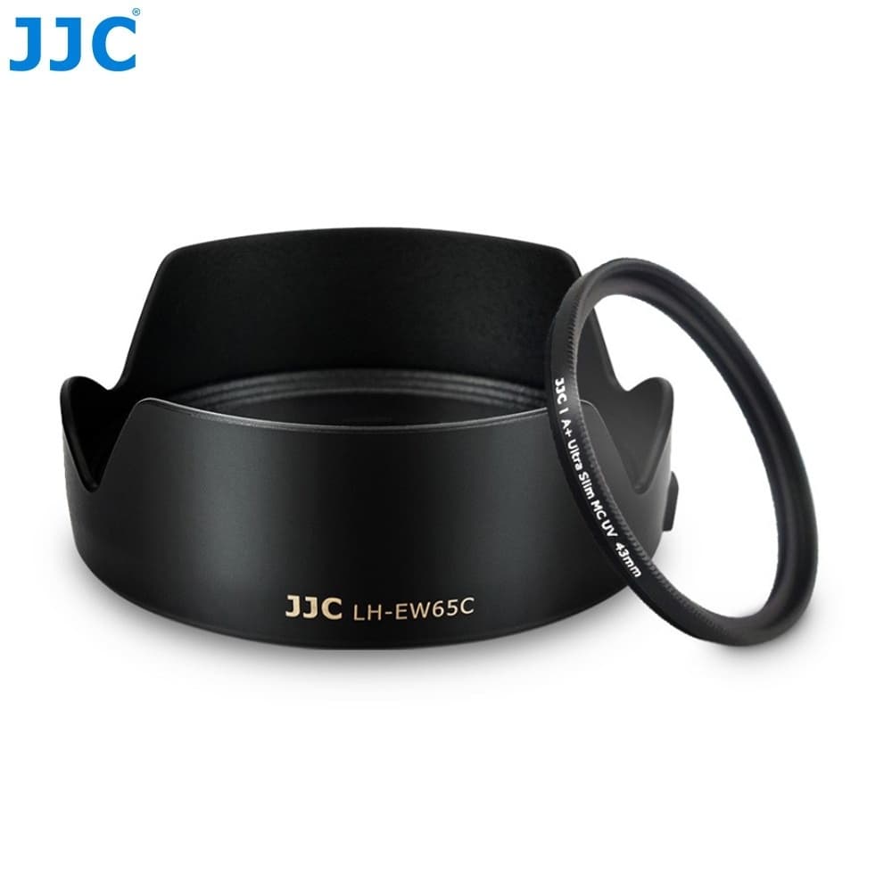 JJC LH-EW65C Capuz De Lente Câmera Substituir EW-65C Para A Lente Canon RF 16mm F2.8 STM