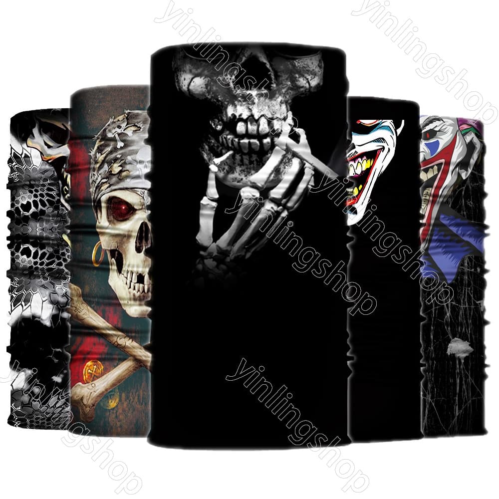 Protetor Solar Para Passeio Ao Ar Livre Turbante Mágico Anti-Pó UV Bandana Turban Head Scarf Topeng Motocicleta Fita De Cabeça Esportiva