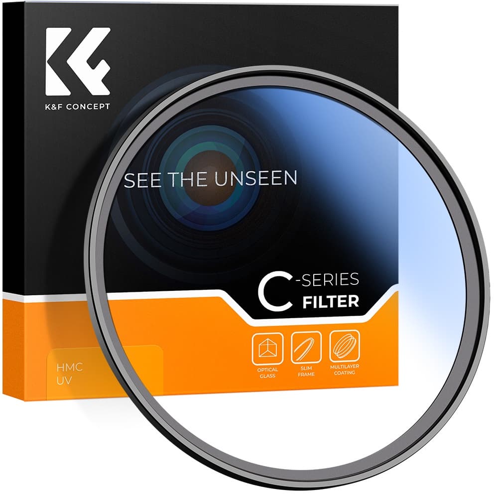 Estrutura Fina Do Filtro De Proteção UV K & F MC Com Revestimento Multiresistente Para Lente De Câmera